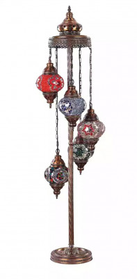 Floor lamp standing luxury lights lamps glass multicolored