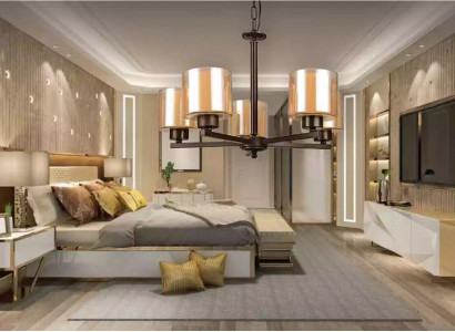 Chandelier Living Room Style Modern Hanging Lamp Bedroom Luxury New