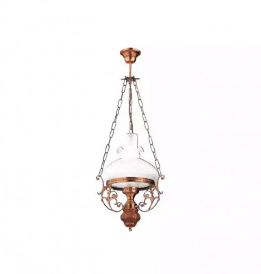 Lamp ceiling light chandelier ceiling lamp glass brown baroque