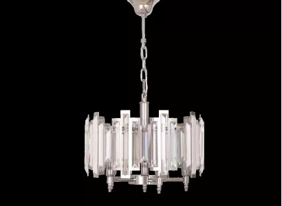 Chandelier lamp pendant light lamps lighting silver chandelier
