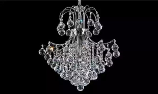 Lustre Style Luxury Ceiling Lamp Chandelier Ceiling Light Silver Lamps