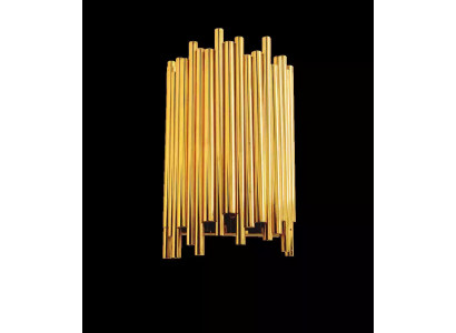 Wall lamp beautiful style modern living room metal base new gold