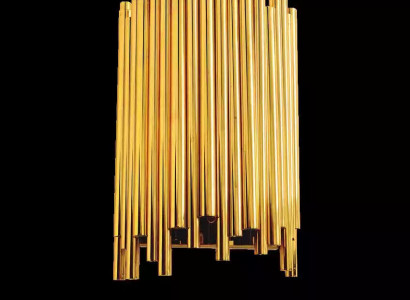 Wall lamp beautiful style modern living room metal base new gold