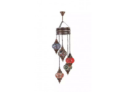 Ceiling chandelier multicolored crystal ceiling lamp glass lamps