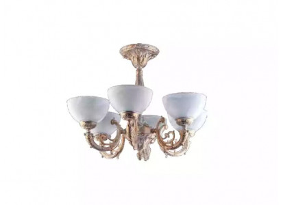 Corner lamp chandelier ceiling light chandelier lamp glass beige style