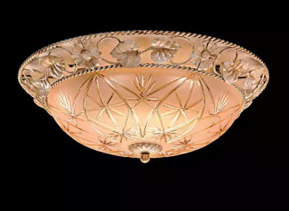 Chandelier Ceiling Light Ceiling Lamp Lamp Glass Gold Round