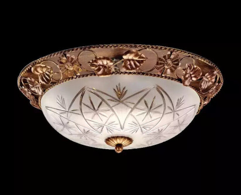 Ceiling chandelier luster ceiling lamp lamps glass gold art