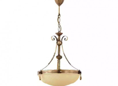 Chandelier Ceiling Light Lamp Ceiling Lamp Glass Beige Art