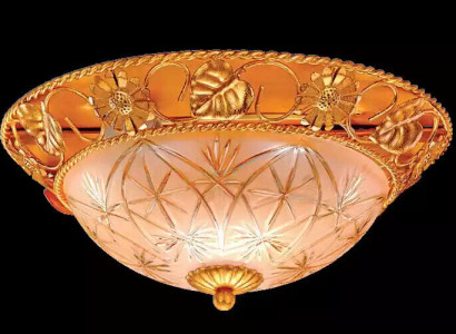 Chandelier Ceiling Light Pendant Lamp Gold Glass Metal Lamps