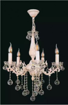 Chandelier Ceiling Light Luxury Beige Crystal Chandelier Ceiling Lamp