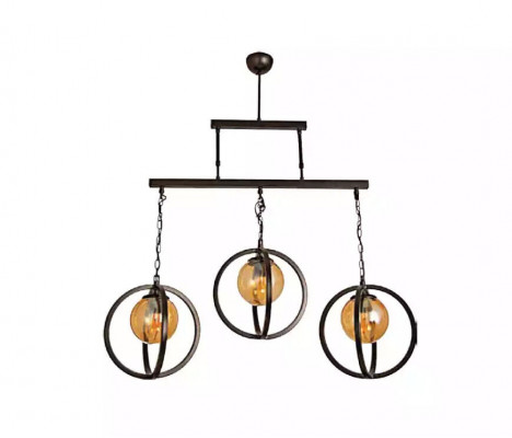 Ceiling lamp Luster Glass chic for the living room style