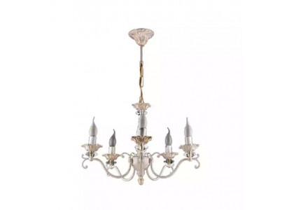 Chandelier lamp lighting living room crystal shiny new indoor