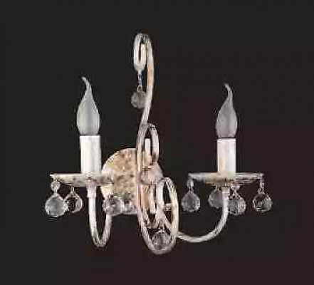 Wall lamp interior crystal corridor light home fixture bedroom
