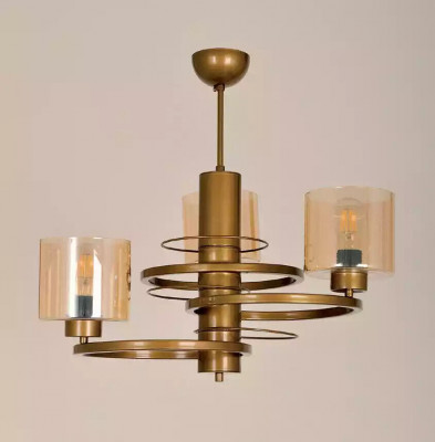 Ceiling lamp living room chandelier glass ceiling lamp pendant light luxury