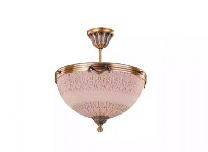 Chandelier ceiling light pendant ceiling lamp glass brown gold
