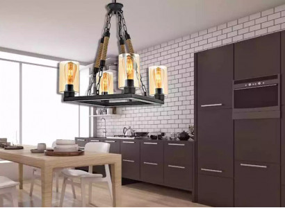 Chandelier ceiling light pendant ceiling lamp lamps glass black.