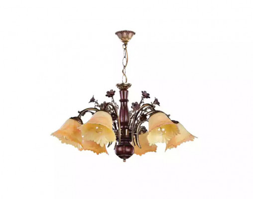 Ceiling lamp flowers ceiling chandelier chandelier glass lamp beige