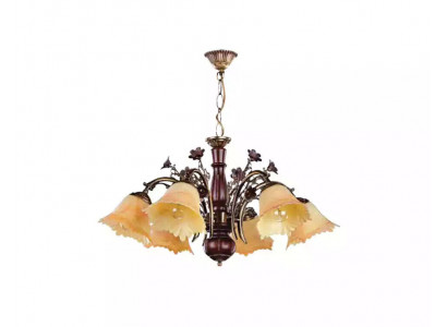 Ceiling lamp flowers ceiling chandelier chandelier glass lamp beige