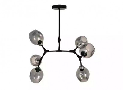 Ceiling lamp chandelier ceiling light modern glass black new