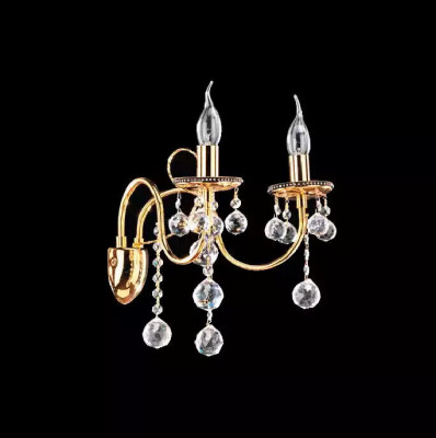 Candelabra Pendant Lamp Wall Light Chandelier Wall Lamps Crystal Gold