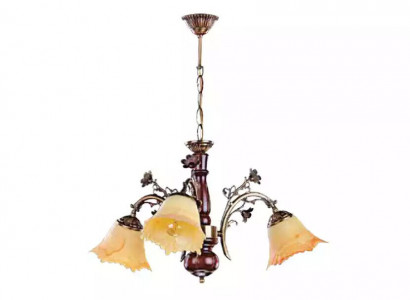 Chandelier ceiling lamp floral ceiling light chandelier lamp glass beige