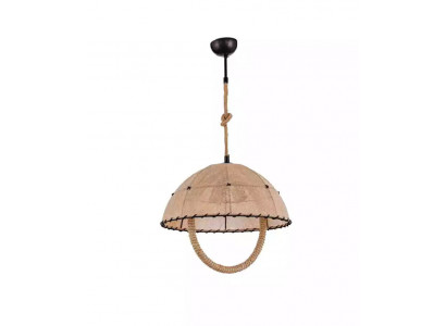 Ceiling lamp, chandelier, candelabra, chandelier lamp, beige modern rope.