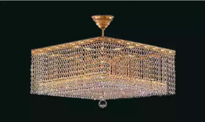 Luxury chandelier ceiling light gold crystal art chandelier ceiling lamp