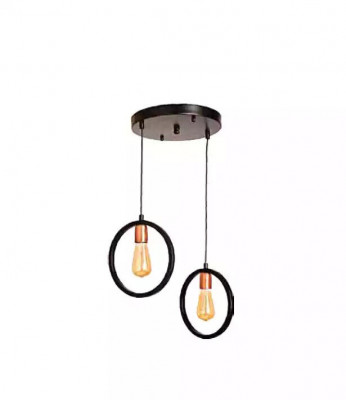 Ceiling lamp for living room or guest luxurious black stylish light