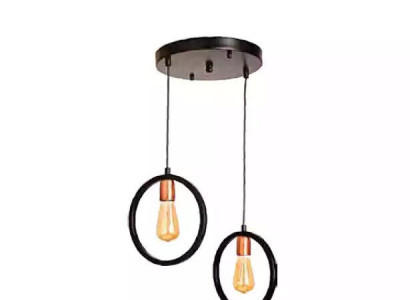 Ceiling lamp for living room or guest luxurious black stylish light