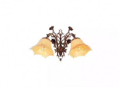 Wall lamp wall lights wall sconce chandelier wall lamp flower glass brown