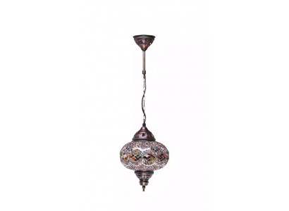Ceiling chandelier pendant light ceiling lamp glass silver new
