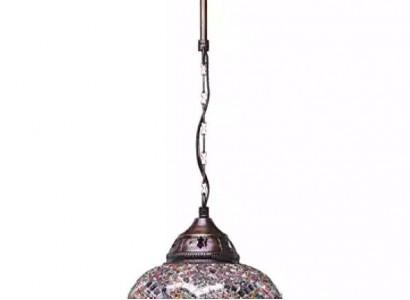 Ceiling chandelier pendant light ceiling lamp glass silver new
