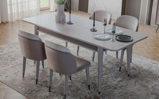 Light gray dining chairs kitchen chairs designer upholstered dining furniture