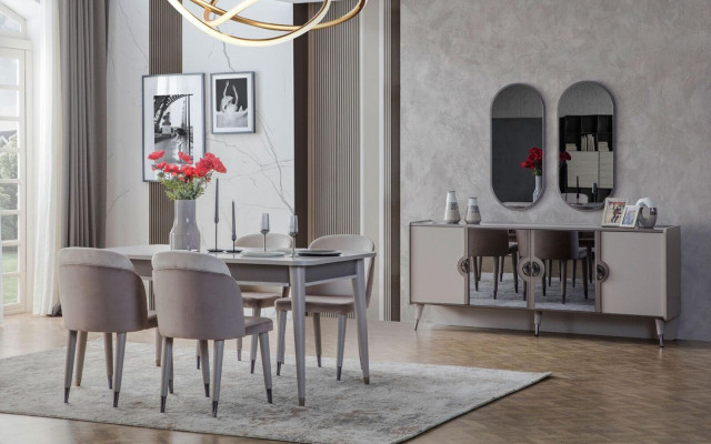 Light gray dining chairs kitchen chairs designer upholstered dining furniture