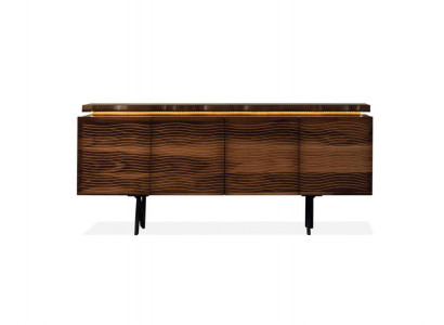 Designer brown wooden dresser luxurious sideboard dining room wooden cabinet