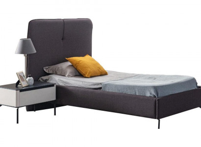 Gray children's furniture designer children's bed wood nightstand luxury set