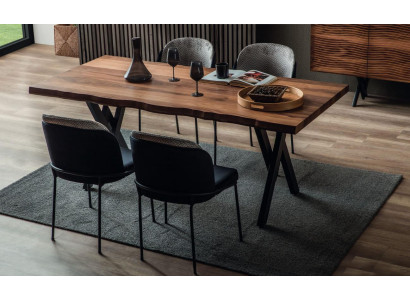 Brown wooden dining table robust dining tables wooden tables luxury furniture