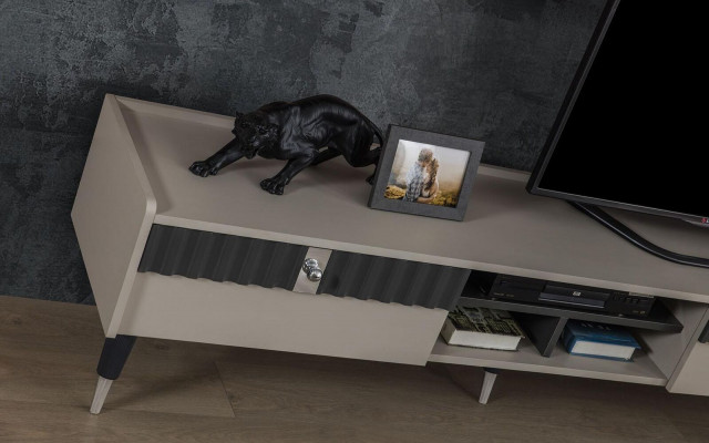 Exclusive sideboard modern shelf TV stand wood lowboard furniture new
