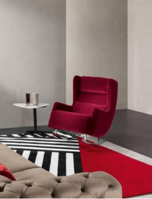 Luxury Armchair Upholstery Luxury Italian Style Solid Wood Modern Furniture Single Seater