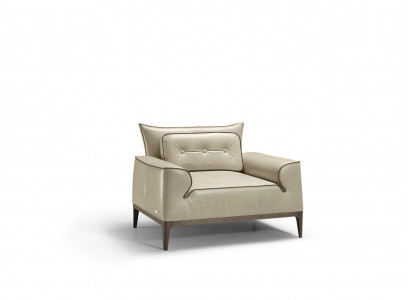 Design leather armchair living room lounge luxury chair designer furniture brown Prianera
