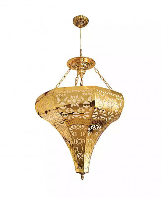 Ceiling lamp A golden pendant light living room luxury lamp luminaire