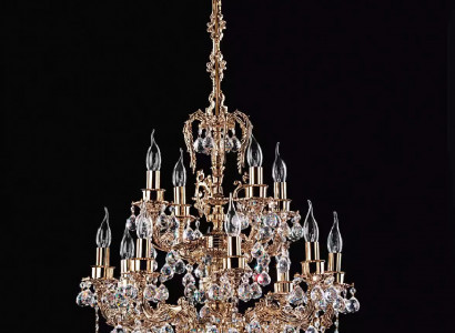 Ceiling light chandelier crystal lamp lights lamps gold 65x113