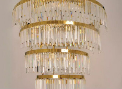 Chandelier Ceiling Light Luxury Gold Ceiling Lamp Crystal Lamp