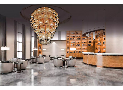 Modern gold ceiling lamp for home living room new luxurious for style