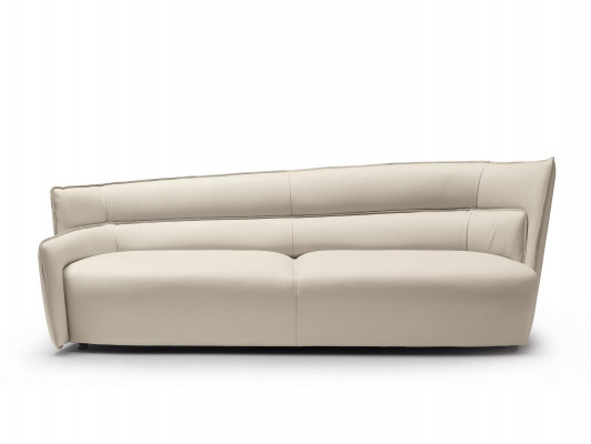 Sofa 3-seat couch leather white living room furniture sofas couch Italian Prianera