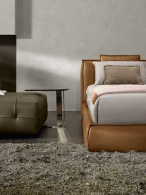 Double bed upholstered bed luxury bedroom beds double bed frame brown furniture