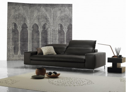 Modern sofa 2 seat luxury leather sofas loveseat living room design Prianera couch