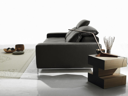 Modern sofa 2 seat luxury leather sofas loveseat living room design Prianera couch