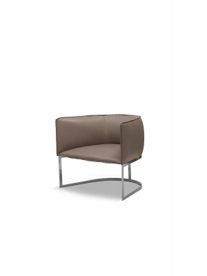 Luxury design furniture grey Prianera style design leather armchair living room lounge