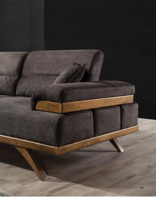 3-seater designer sofa upholstered sofas couches fabric textile new
